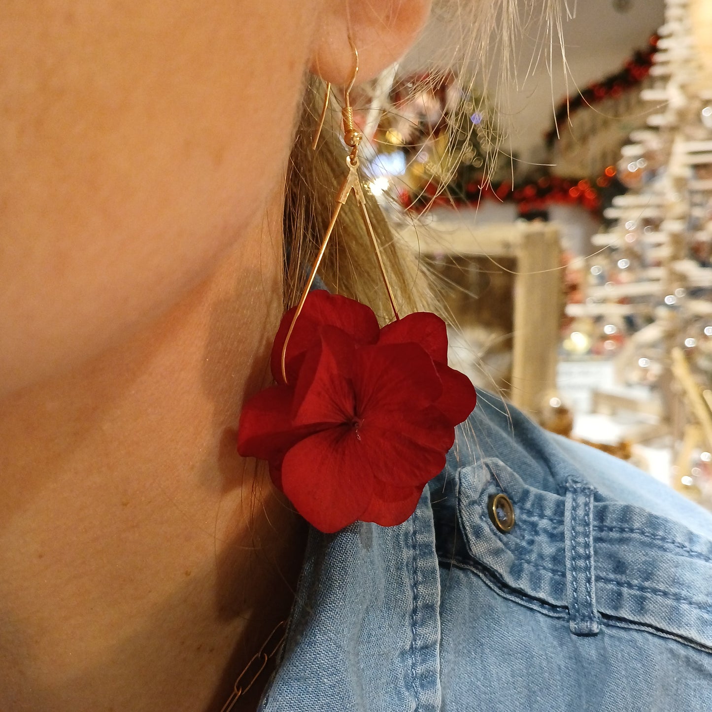 Boucles d'oreilles différent colorie